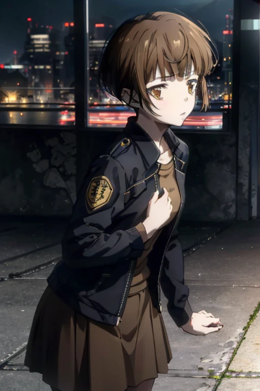 1girl,AkaneTsunemori,ladys suite,city at night,