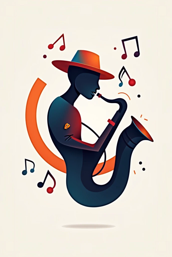 Create a logo for an AI-generated jazz music YouTube channel