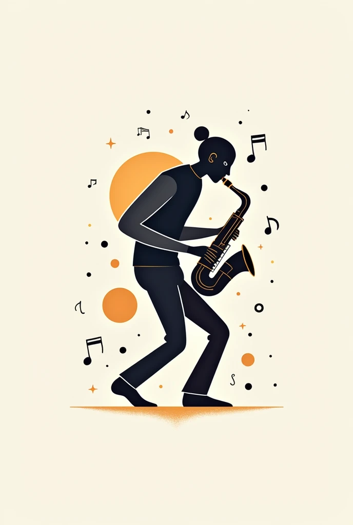 Create a logo for an AI-generated jazz music YouTube channel