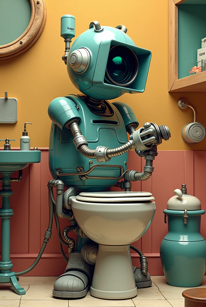 An image of a cameraman but it is the original design of skibidi toilet