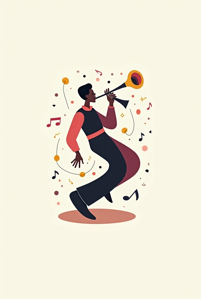 Create a logo for an AI-generated jazz music YouTube channel