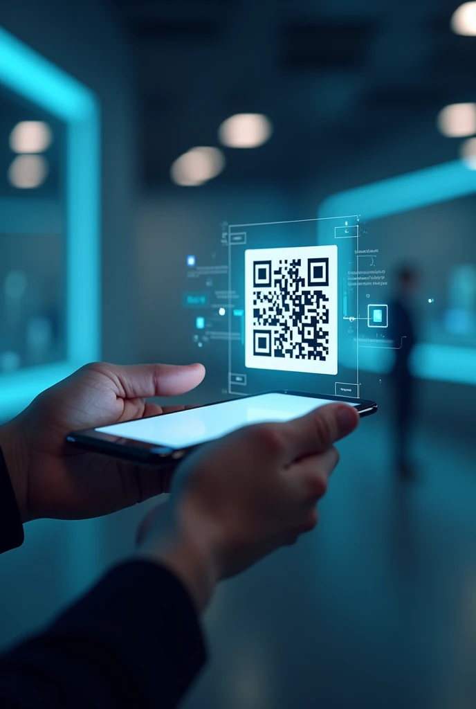 representation of a need for an application to verify credentials by QR code