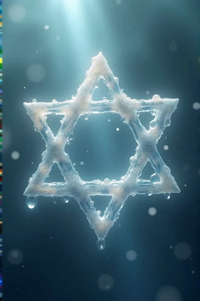 Star of David with drops of