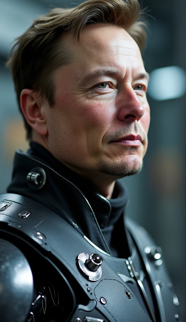 Elon Musk is half human,Half Cyborg