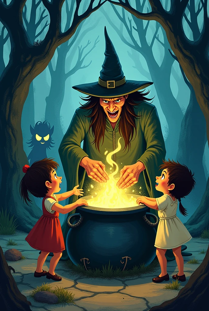 Illustration of boy and girl in halloween costumes cooking bread, Ryan Yee 的Storybook illustration, devianart contest winners, Process art, colorful Children's Book Illustrations, young wizard, Casting a Spell, Children's Book Illustrations, Cast a spell on a potion, Children's Book Illustrations, Full-color digital illustrations, Children's Book Illustrations, Children's Book Illustrations, Storybook illustration