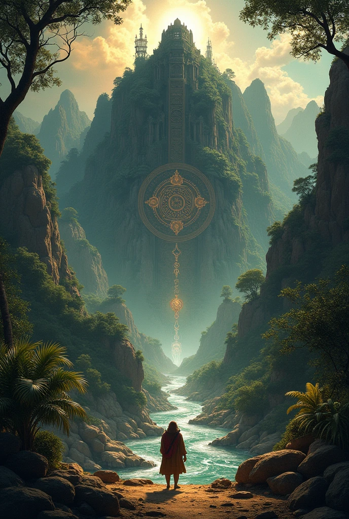 Generate me the cover for a book of legends, about Portovelo El Oro