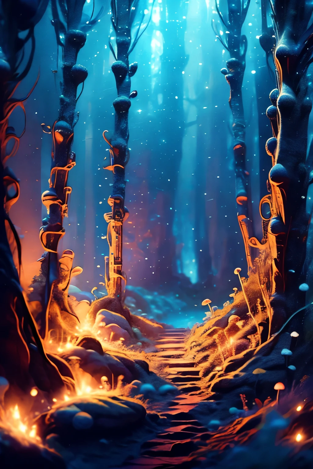 A magical forest, masterpiece, 16k
