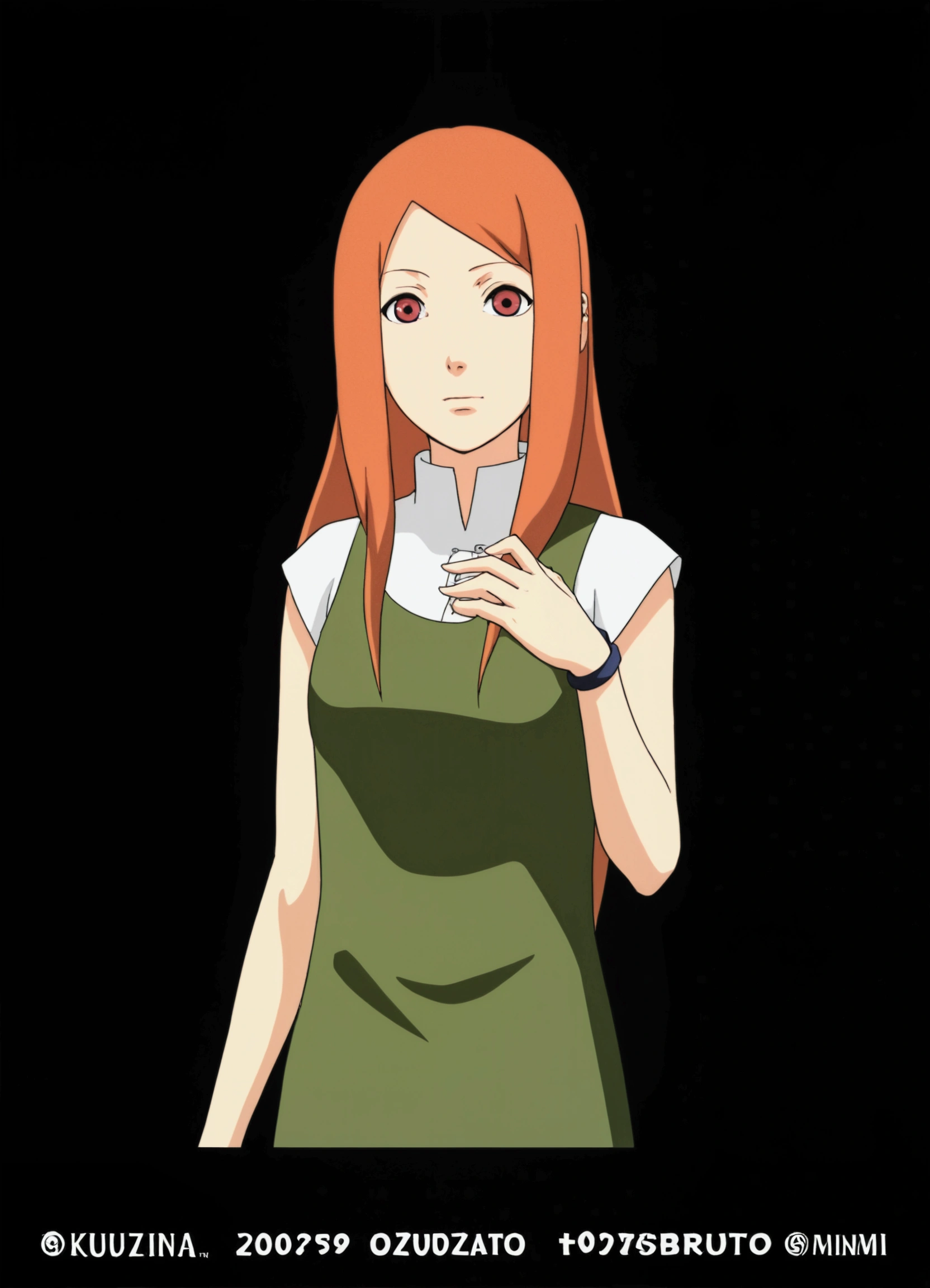 She is Kushina Uzumaki from Naruto,She is in front of the tombstone of her husband Minato Namikaze,Naked and fucked by Uzumaki Naruto