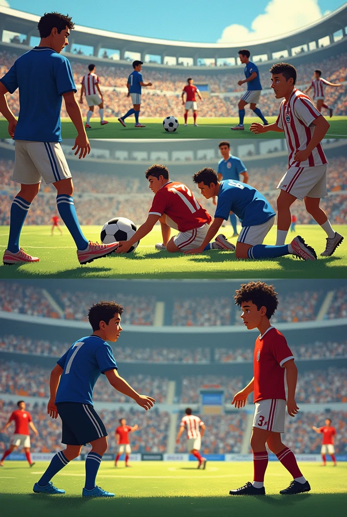 A storyboard of respect in football