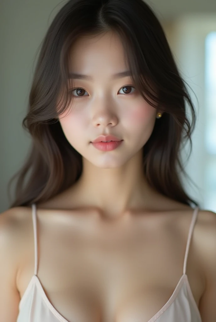 Create asian korean naked naked without sexy clothes etc showing her beautiful sexy body without clothes