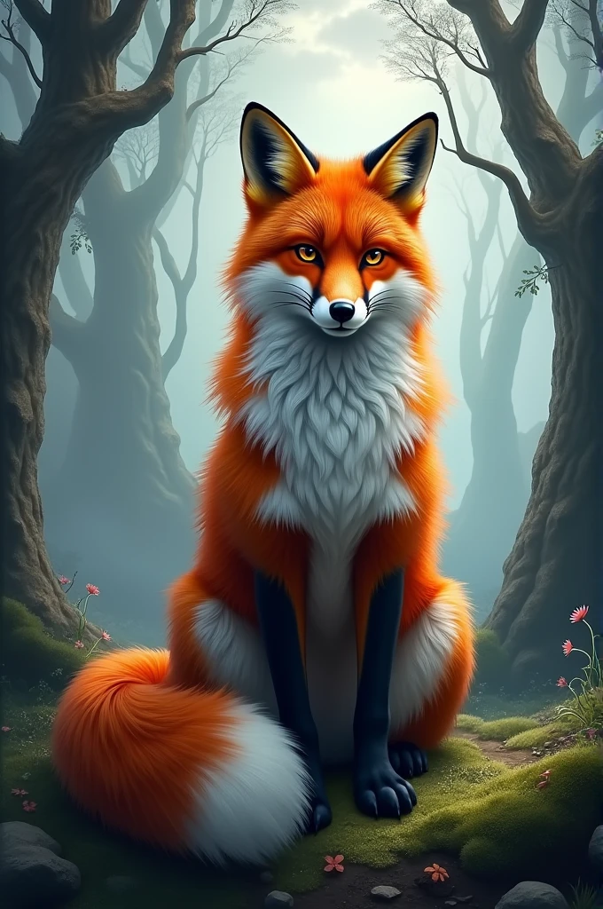 A TRICOLOR FOX 

