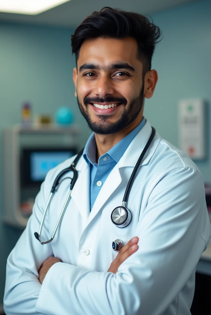 Handsome cute Pakistani Male Doctor
A bit oval face with high cheek bones