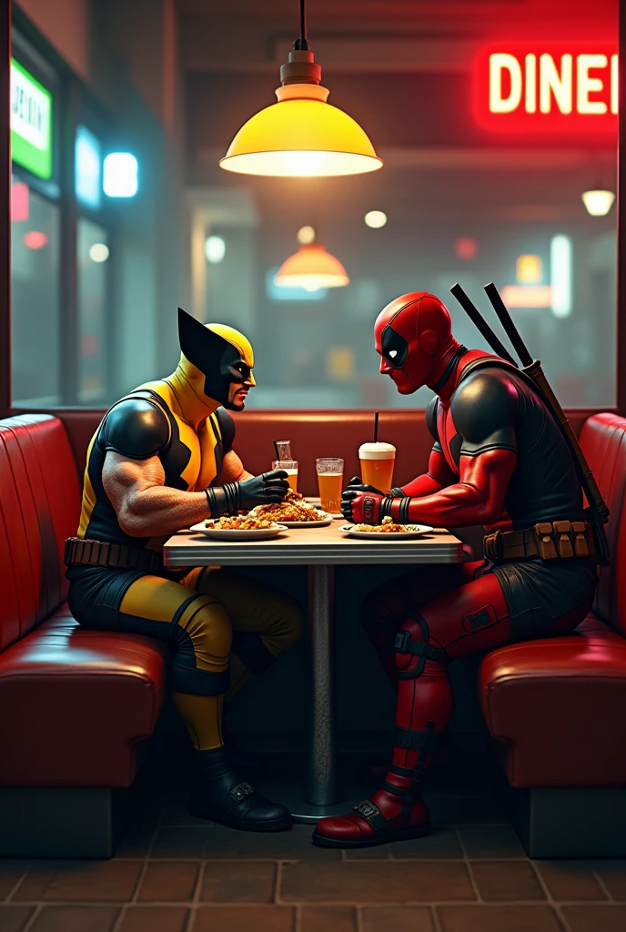 wolverine and deadpool eat