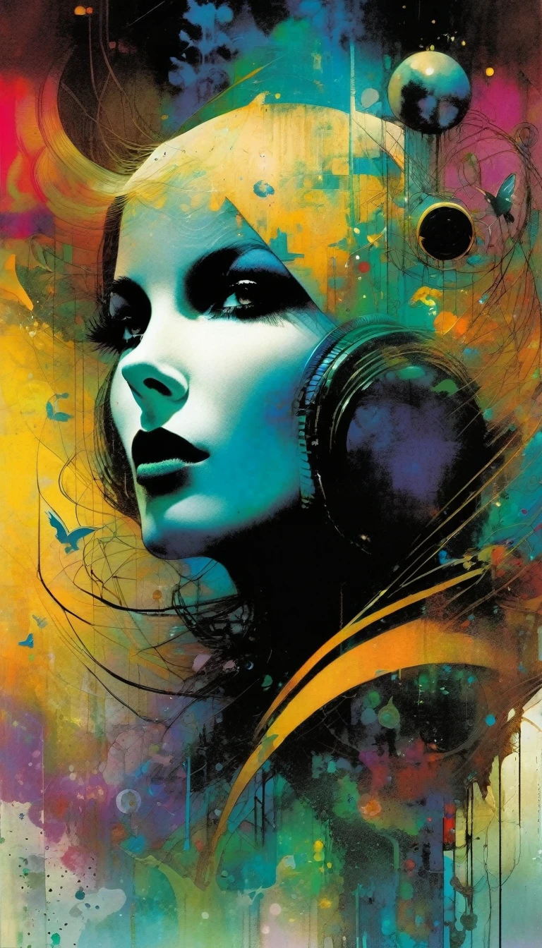 life, art inspired by Bill Sienkiewicz and Dave McKean