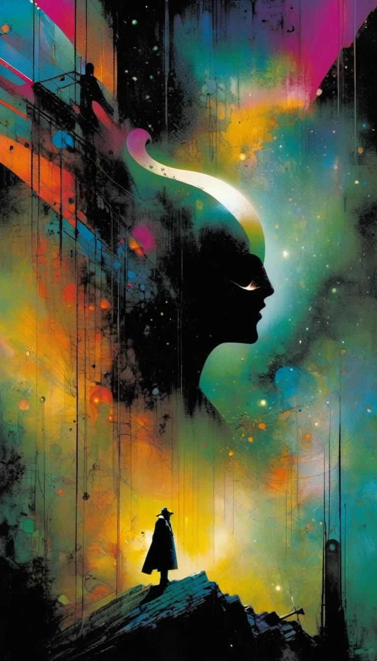 life, art inspired by Bill Sienkiewicz and Dave McKean
