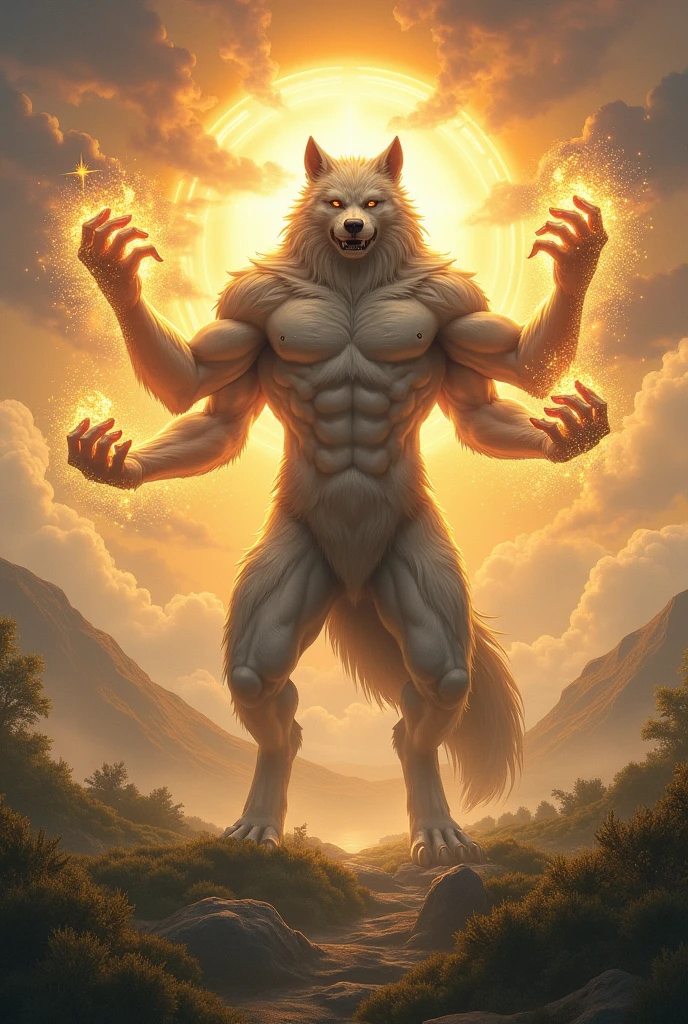 A fusion between a werewolf and the fourth arms of good 10