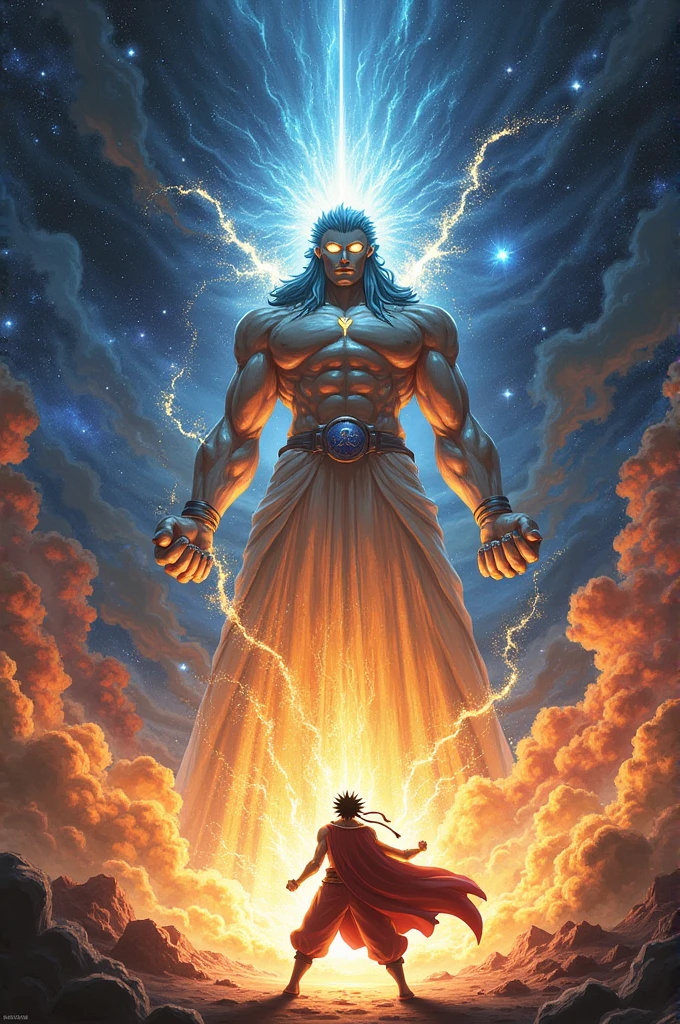 God vs Jotaro in Space