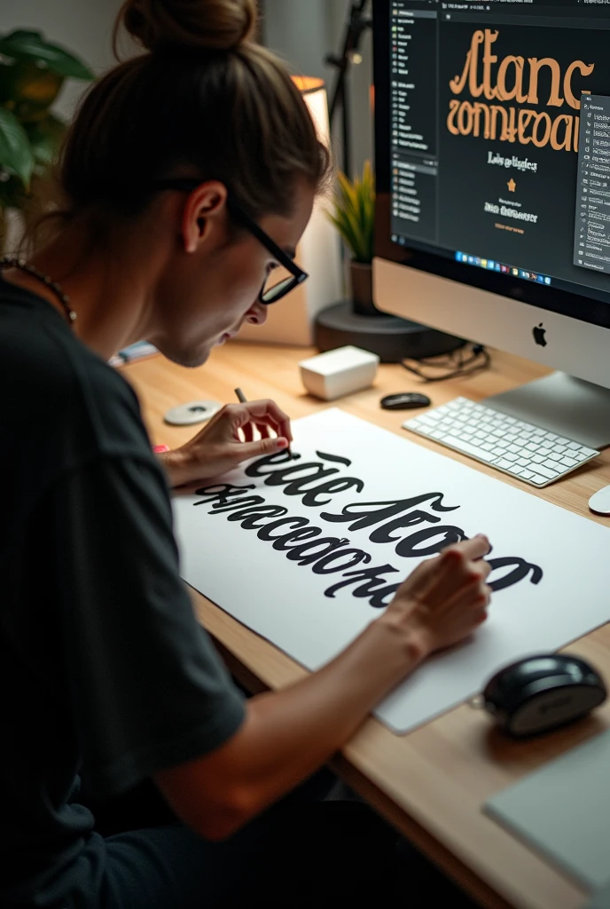 create a typography designer using &#39;&#39;LEÃO FORNECEDORES&#39;&#39; in Portuguese
