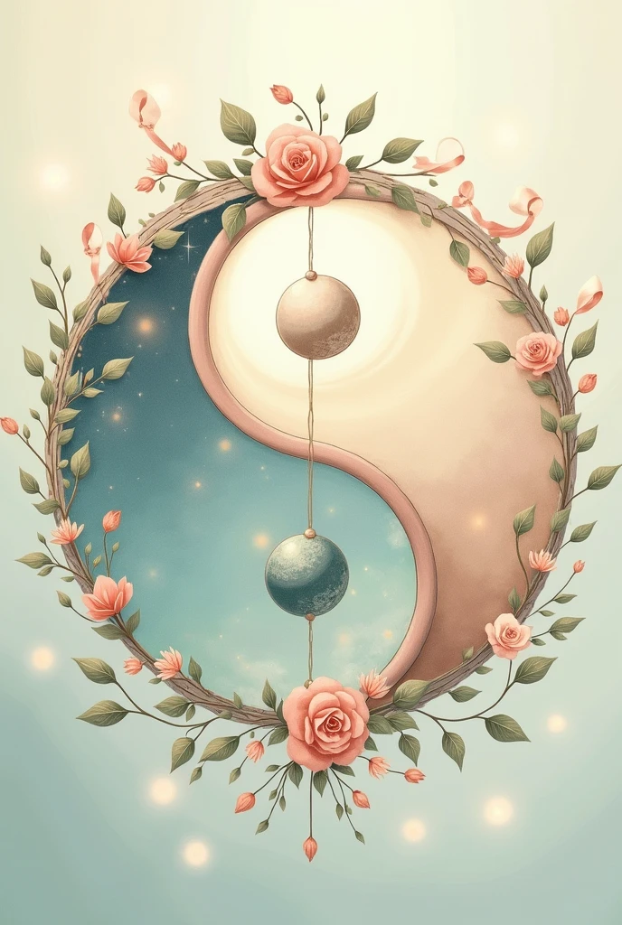 Um cute decorated ying