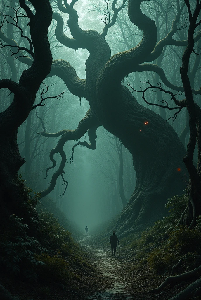 a terrifying forest