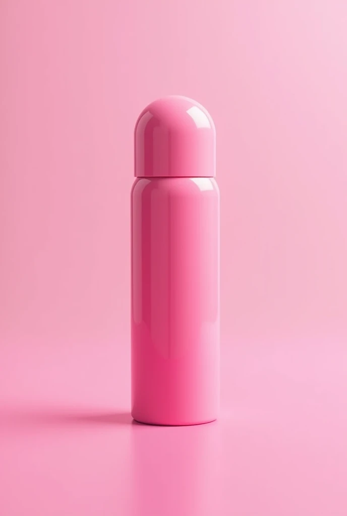 pink packaging aerosol on a transparent background