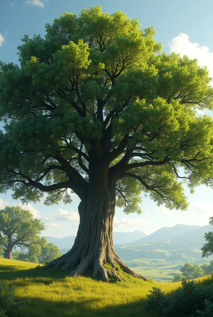 Oak tree quercus alba with its parts