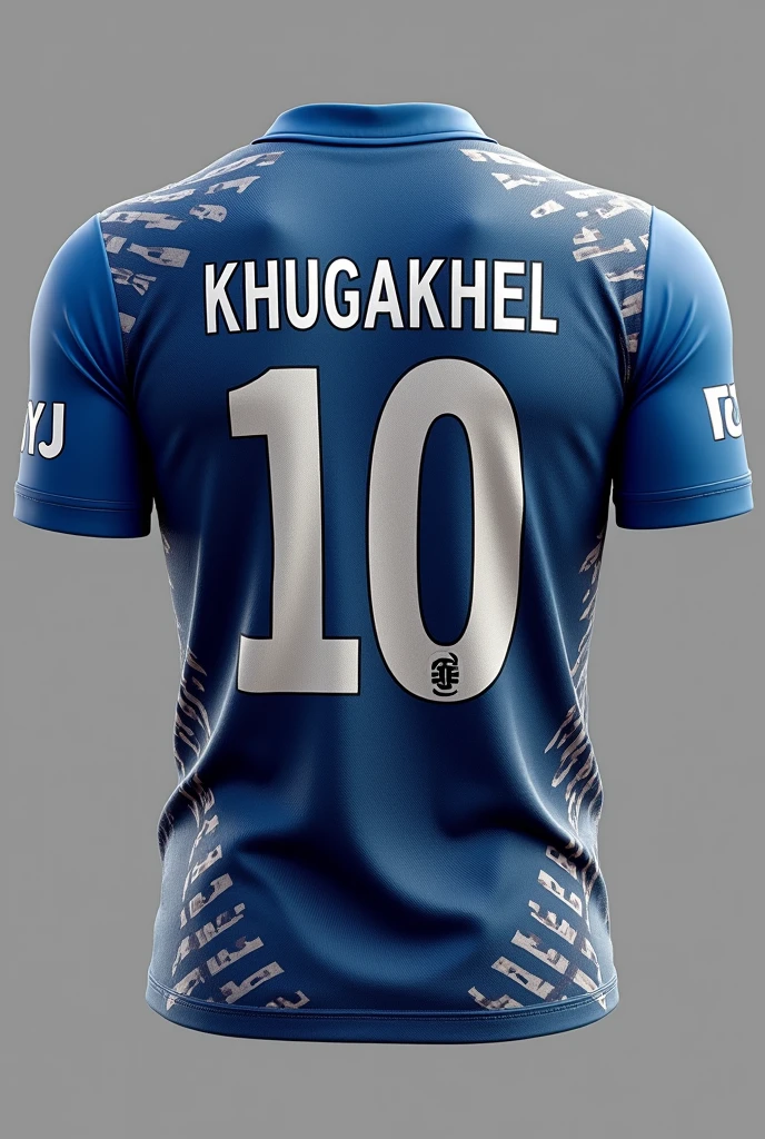 A randem cricket only shirtwith the name of khugakhel Diplomats the no 10, sponsor by KYJ