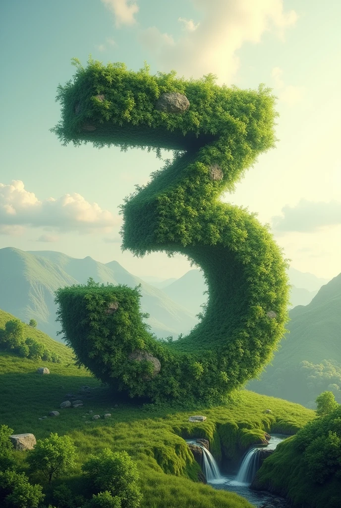 Image with a three and an earth theme background 