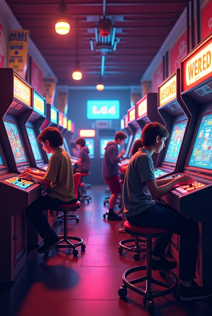 arcade games in the 89s