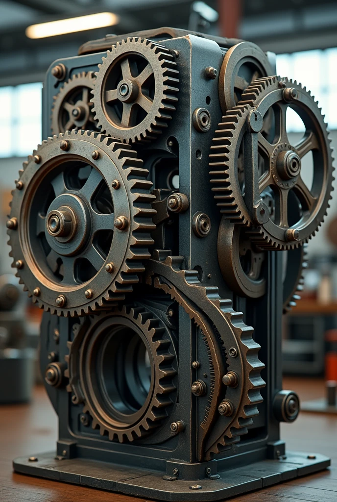 GEARBOX WITH PULLEYS