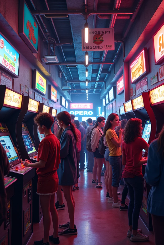arcade in the 80s
