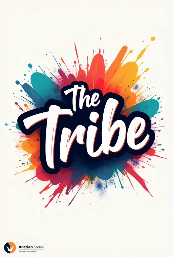 Create a logo for a school group called "the tribe" that looks professional and youthful and colorful, graffiti style 