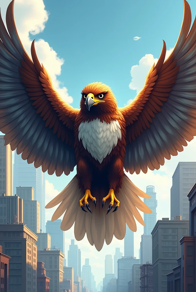Create a hawk mascot for the company the proposal