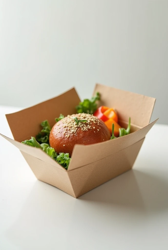 EcoBox is a food packaging that combines compostability with reusability. Developed to replace disposable plastic and cardboard packaging, EcoBox is made of 100% materials% biodegradable and recyclable, with a structure designed for multiple uses.
