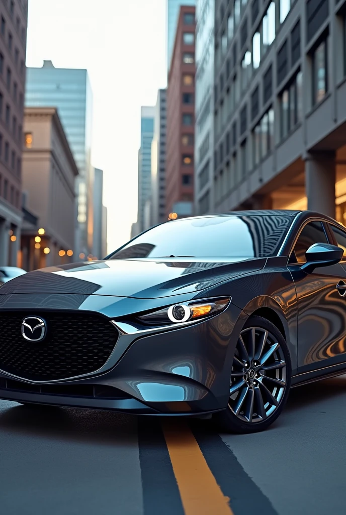 Mazda 3 turbo color gris