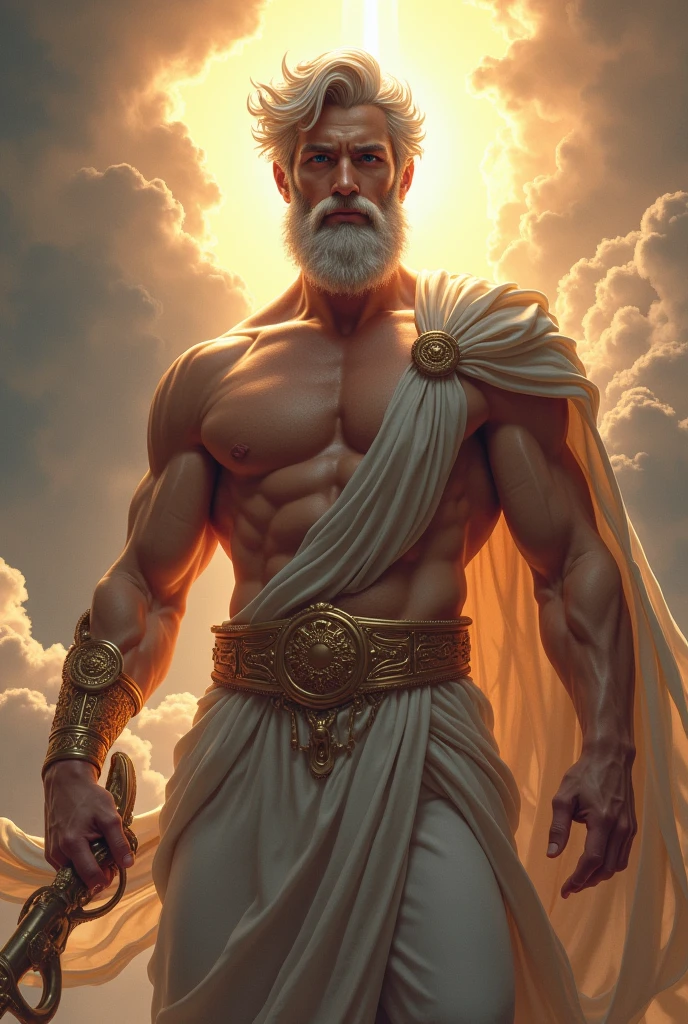 Zeus but make him more handsome and younger