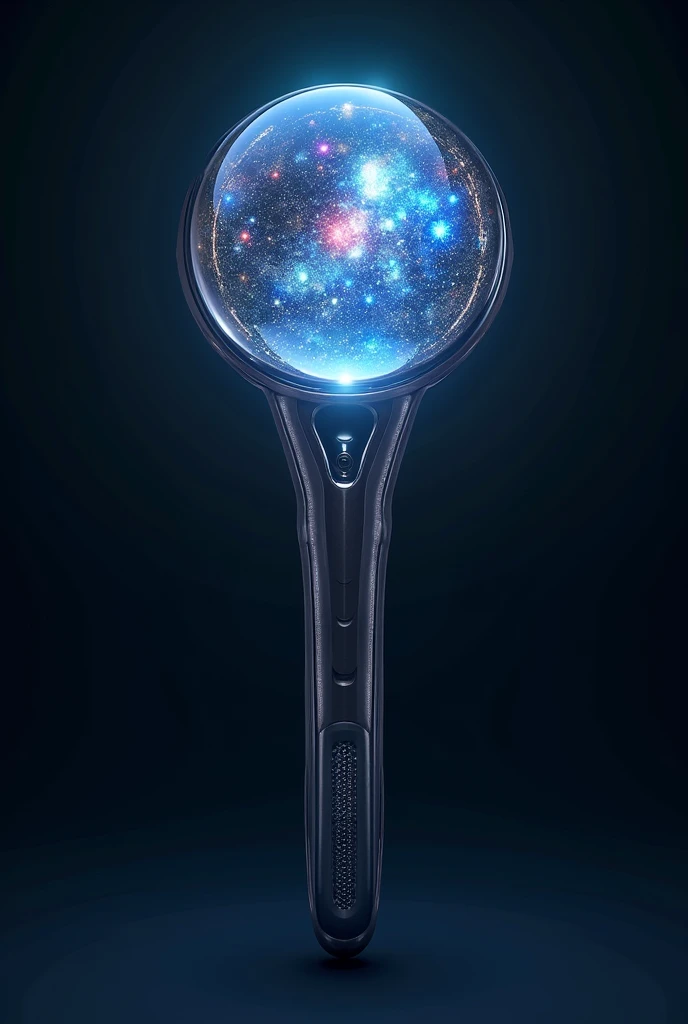 Create a lightstick with the universe that has a sphere