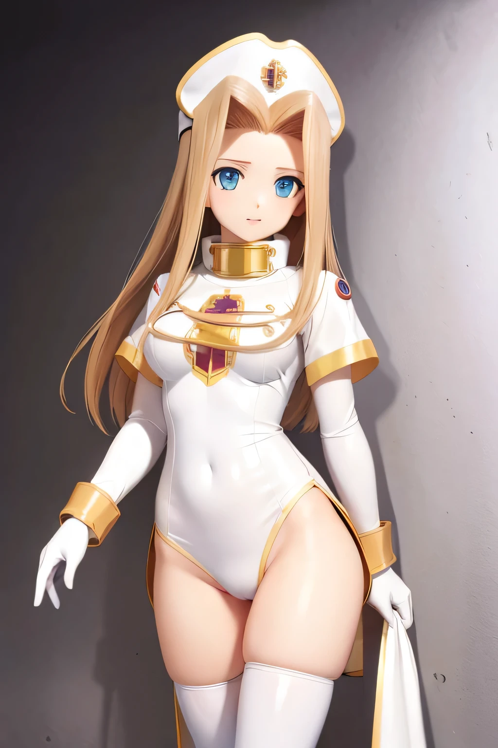 Perfect Anatomy　Highest quality,Highest Resolution,(((White latex clothes)))　Tales of Phantasia　mint