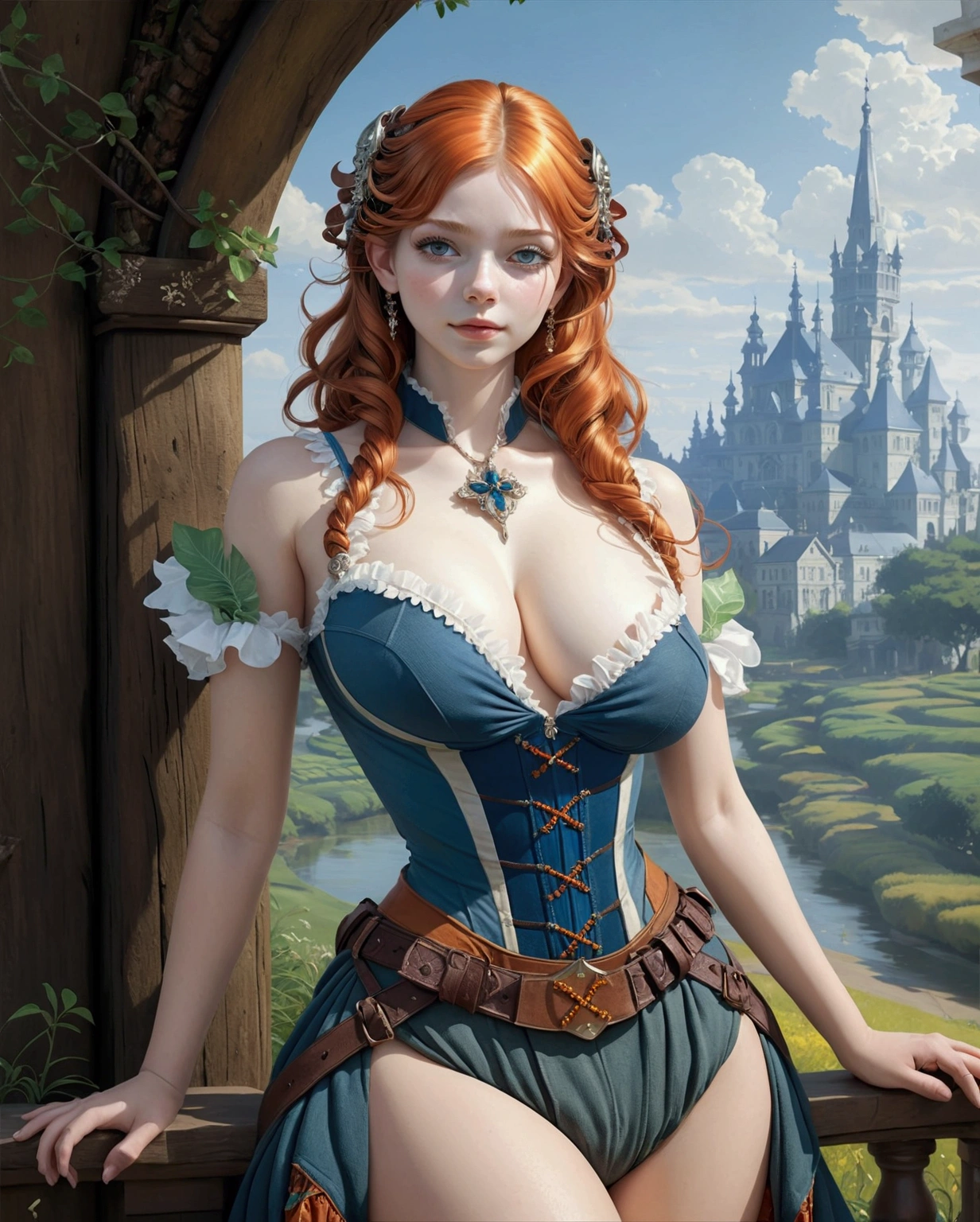 Beautiful women. busty, leggy, lean, lithe. ultra-hourglass-bodytype. Waspy figure Official Art, Award Winning Digital Painting, Digital Illustration, Extreme Detail, 4k, Ultra Hd, Rococo, Polished, Intricate, Realistic Fantasy Art, Sharp Focus, Concept Art, Art By Wlop, Artgerm, (2d Vector Illustration)
