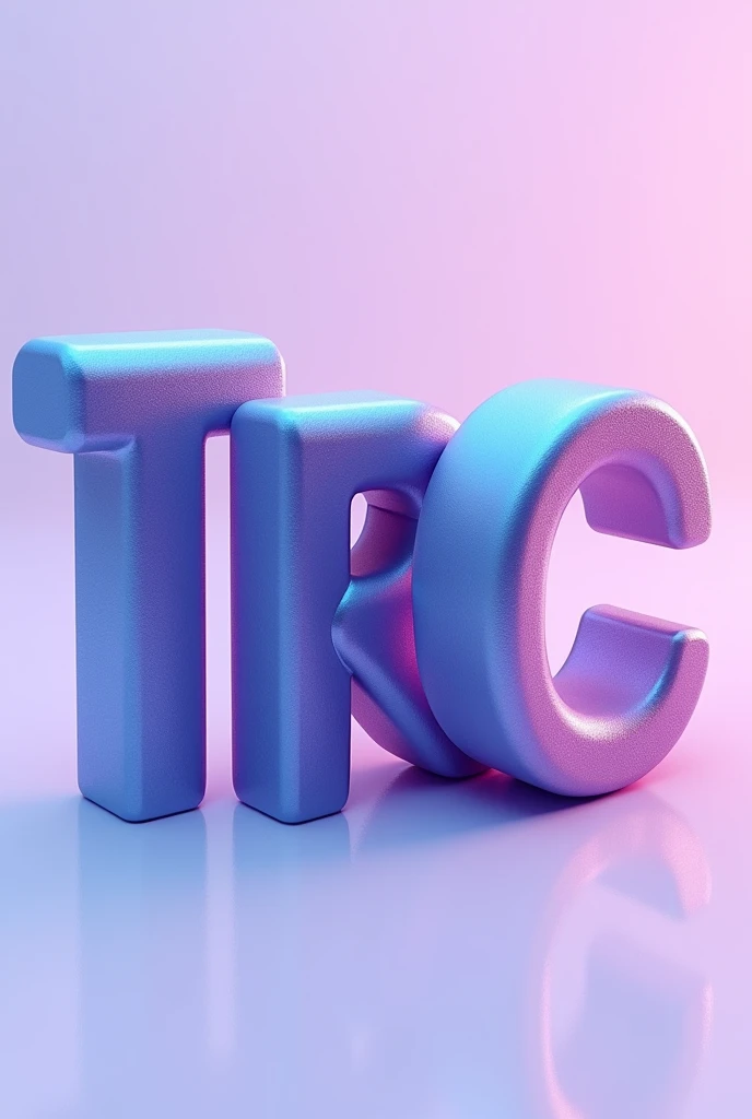 1080 x 1080 pixels PNG format Photo with the acronym TRC Roxo, lilac and blue