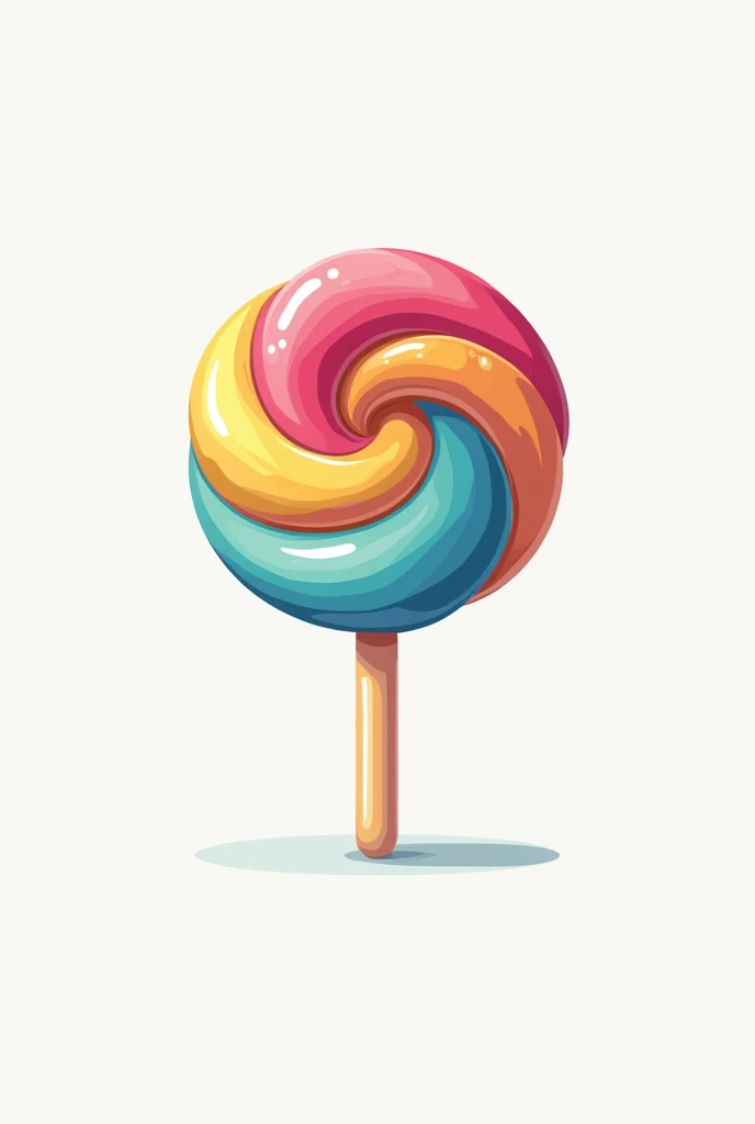 create a logo with a lollipop for a company that sells frozen and regular sweets, how is the name sweet chill realistic
