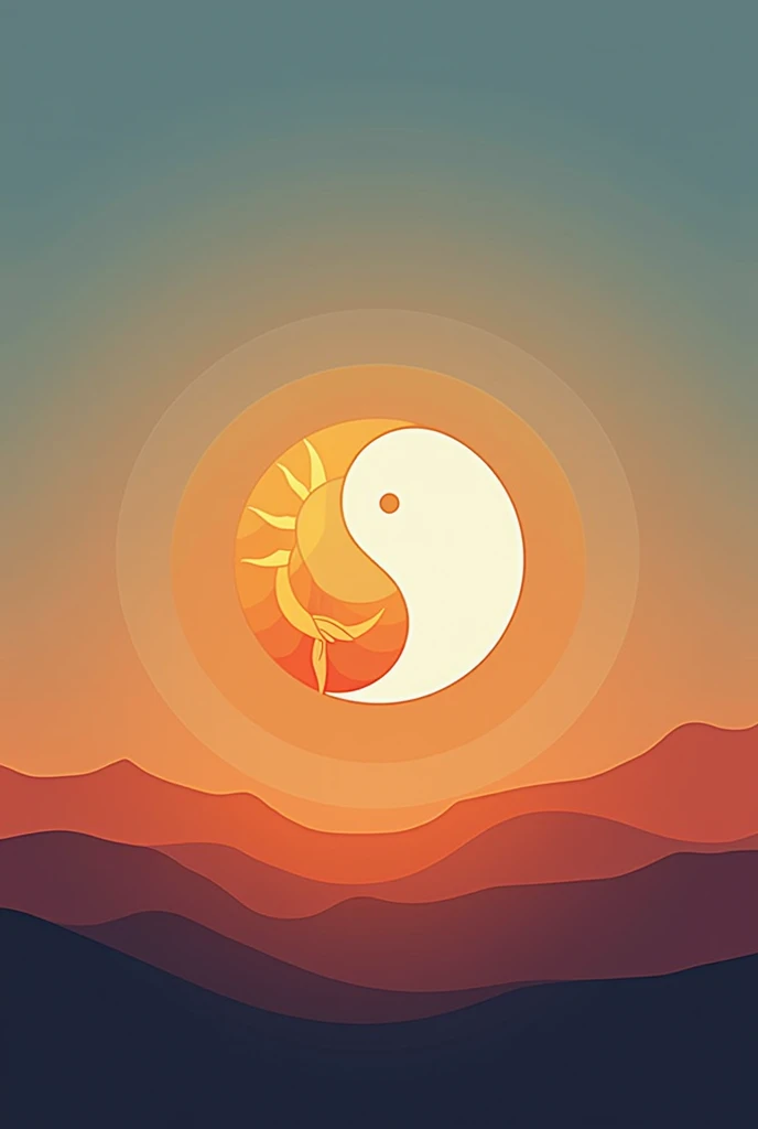 a logo that represents the name of the company called Sun&Moon