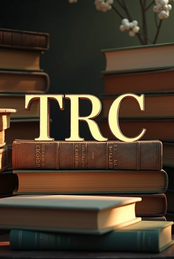 1080 x 1080 pixels PNG format Photo with the acronyms TRC With books of poems Cora coralina