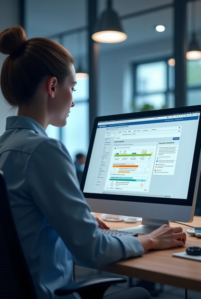 I created a person on the computer accessing a page where it shows that a new process document was published
