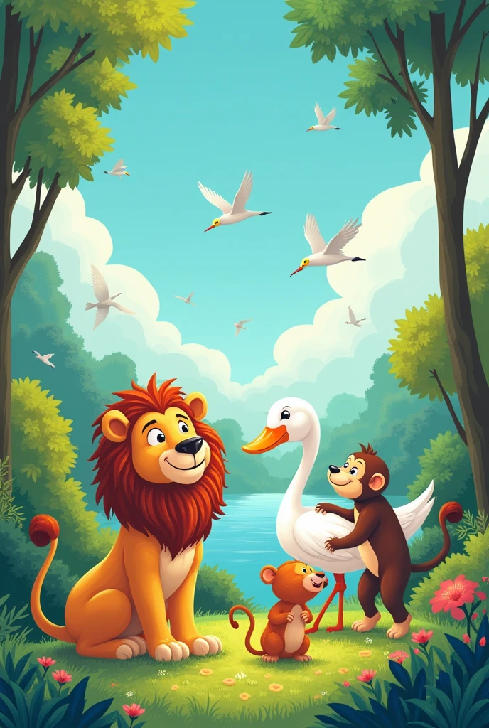 A lively song where each verse introduces a different animal