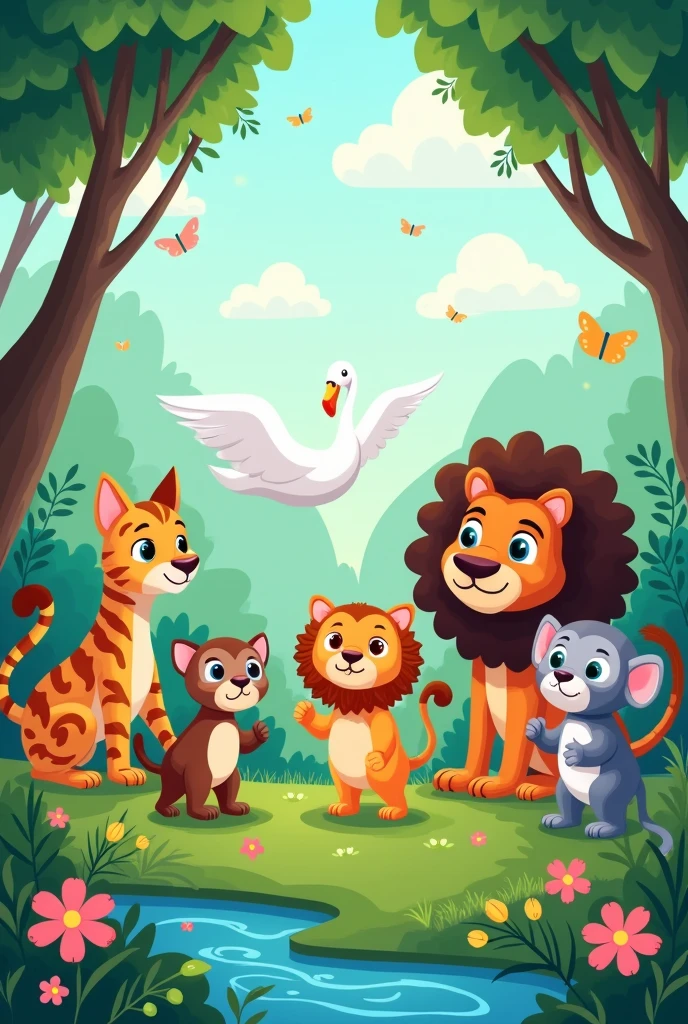 A lively song where each verse introduces a different animal