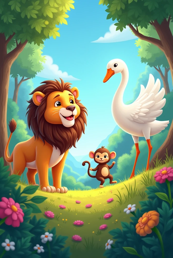 A lively song where each verse introduces a different animal