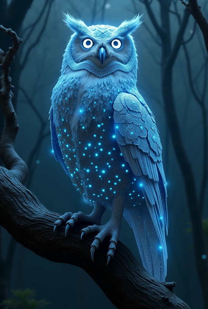 An electric owl