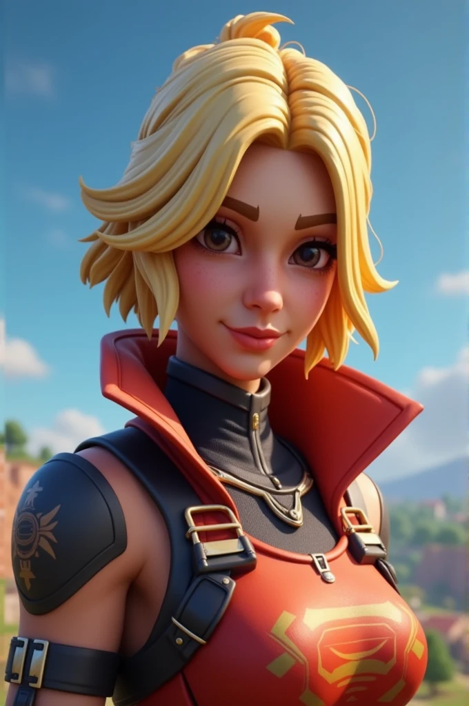Blonde hair fortnite skin
