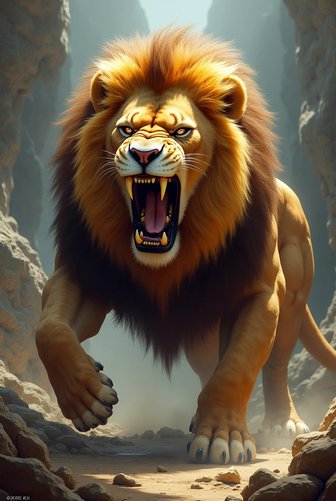 A more furious lion